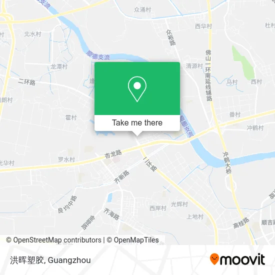 洪晖塑胶 map