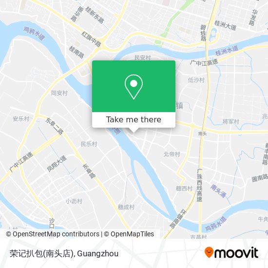 荣记扒包(南头店) map