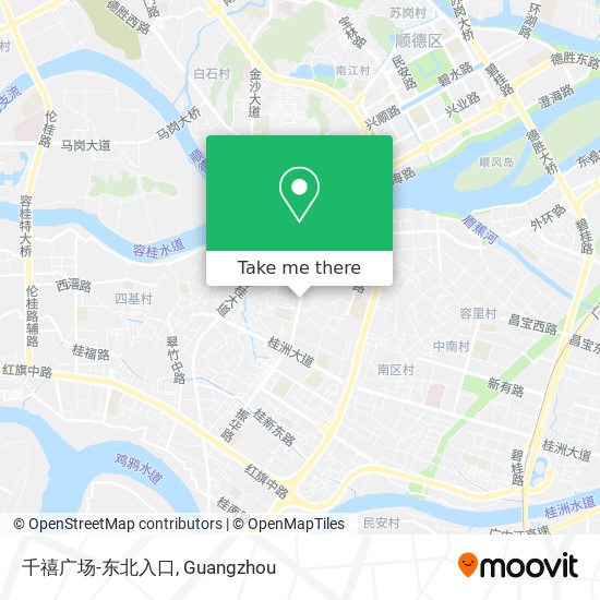 千禧广场-东北入口 map