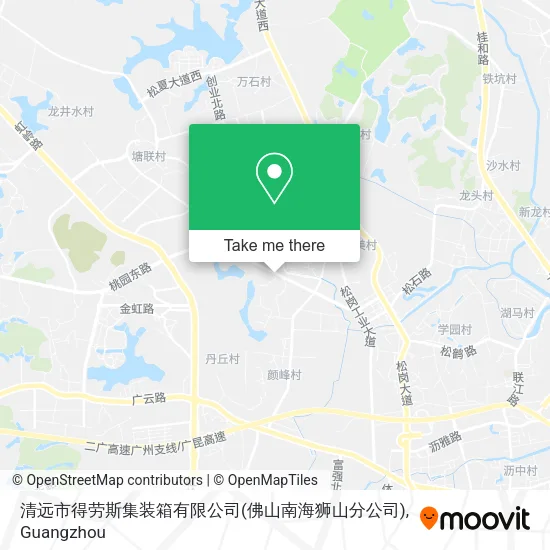 清远市得劳斯集装箱有限公司(佛山南海狮山分公司) map