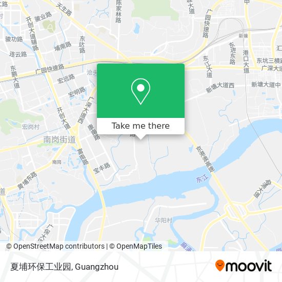 夏埔环保工业园 map