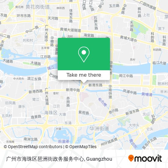 广州市海珠区琶洲街政务服务中心 map
