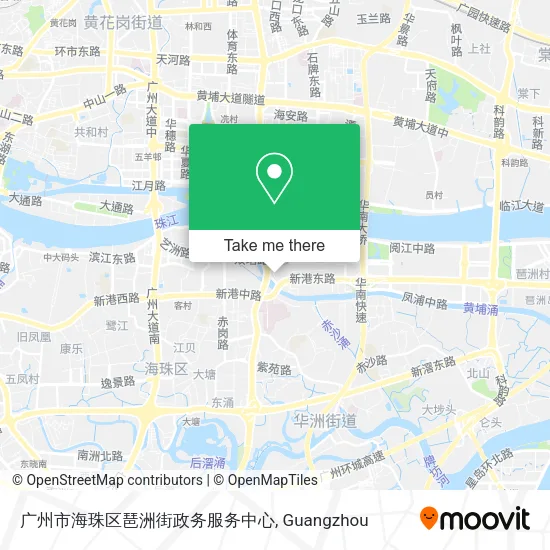 广州市海珠区琶洲街政务服务中心 map