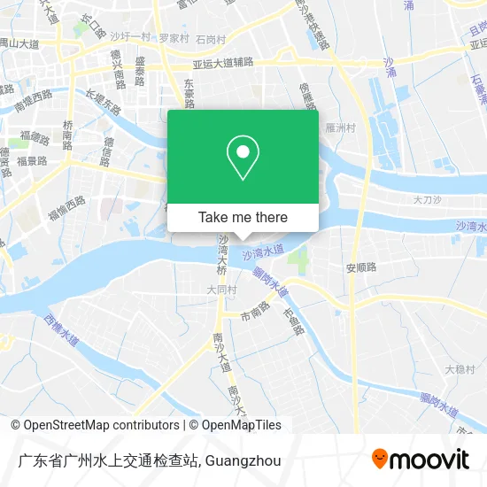 广东省广州水上交通检查站 map