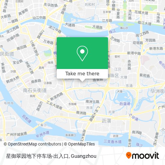 星御翠园地下停车场-出入口 map
