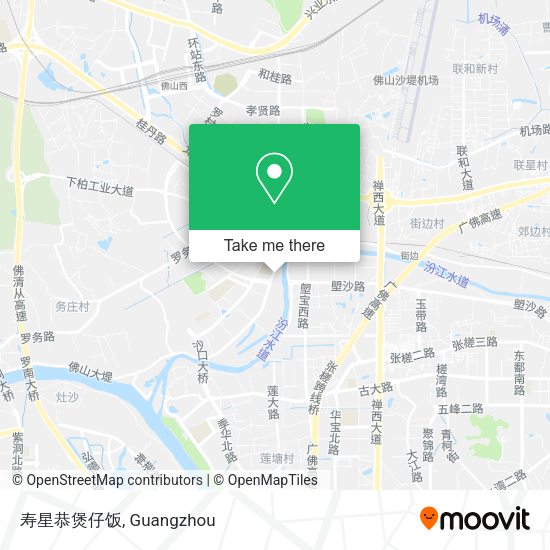 寿星恭煲仔饭 map