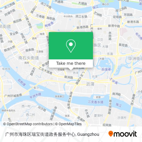 广州市海珠区瑞宝街道政务服务中心 map