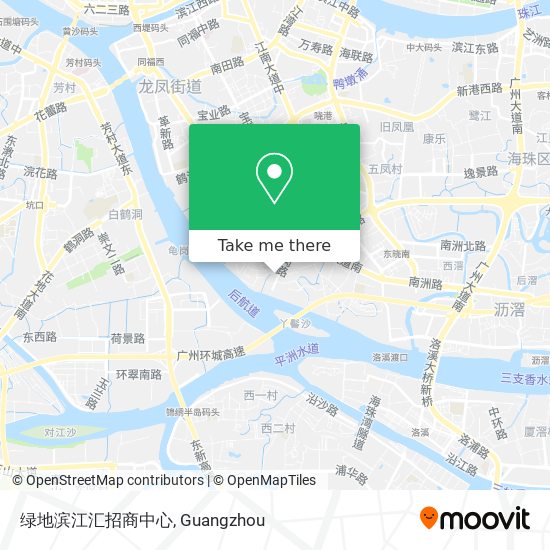 绿地滨江汇招商中心 map