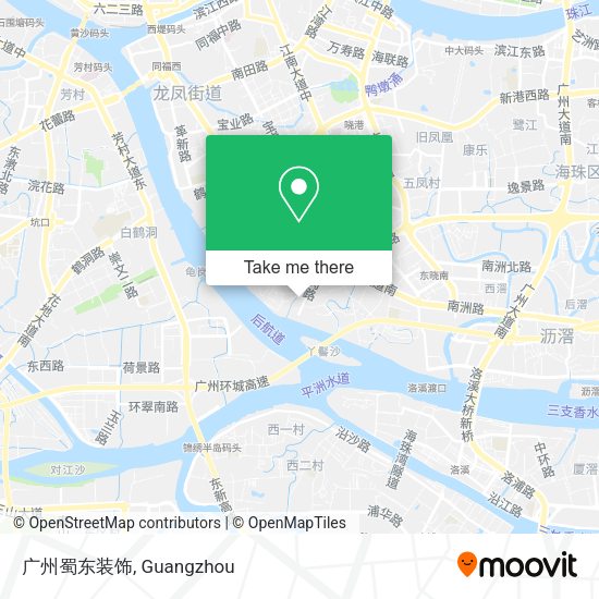 广州蜀东装饰 map