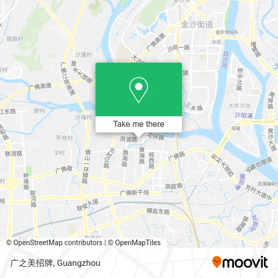 广之美招牌 map