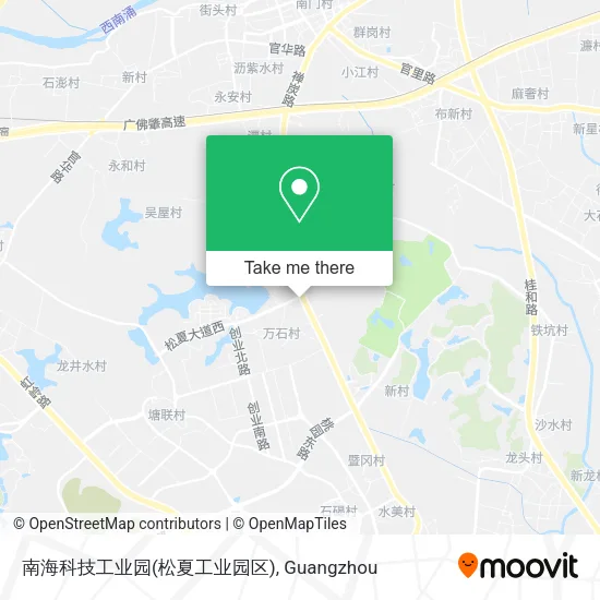 南海科技工业园(松夏工业园区) map