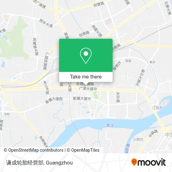 谦成轮胎经营部 map