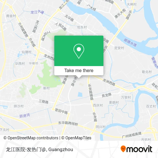 龙江医院-发热门诊 map