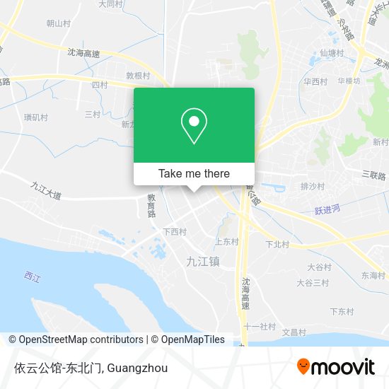 依云公馆-东北门 map