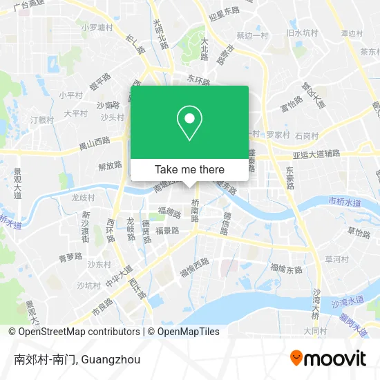 南郊村-南门 map