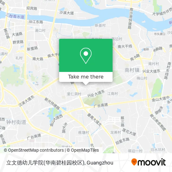立文德幼儿学院(华南碧桂园校区) map