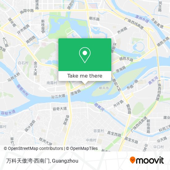 万科天傲湾-西南门 map
