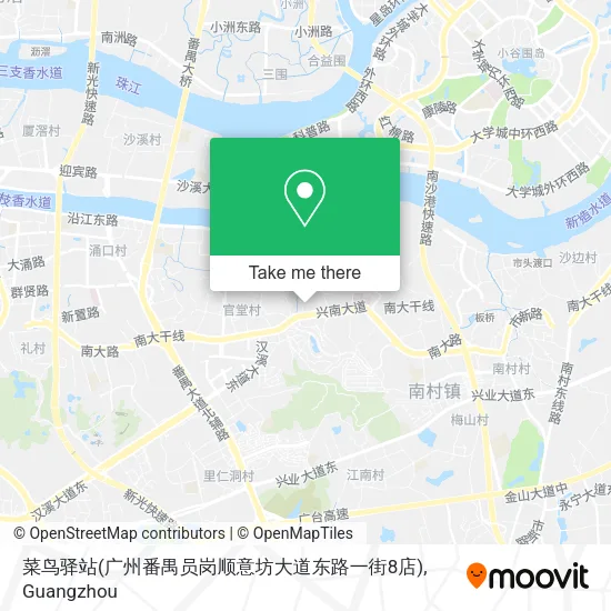 菜鸟驿站(广州番禺员岗顺意坊大道东路一街8店) map