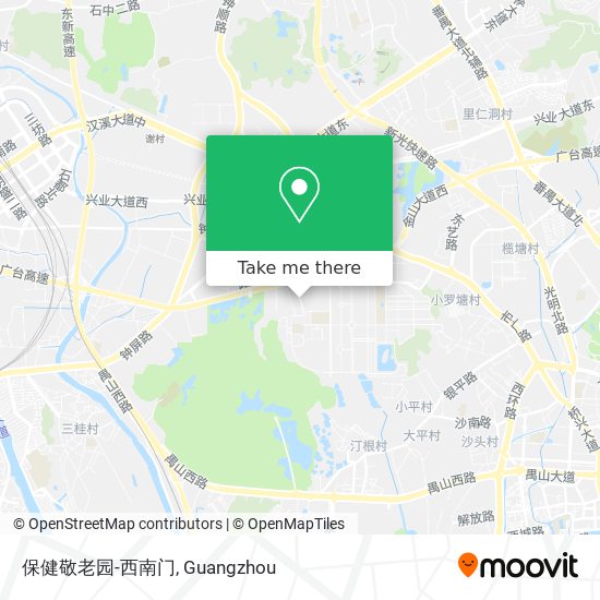 保健敬老园-西南门 map