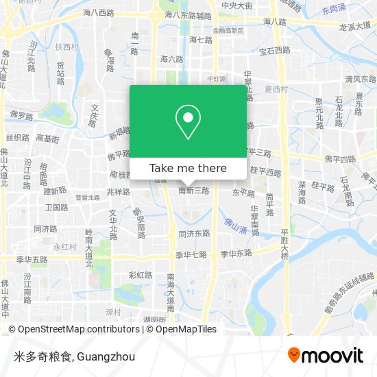 米多奇粮食 map
