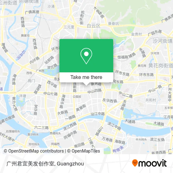 广州君宜美发创作室 map