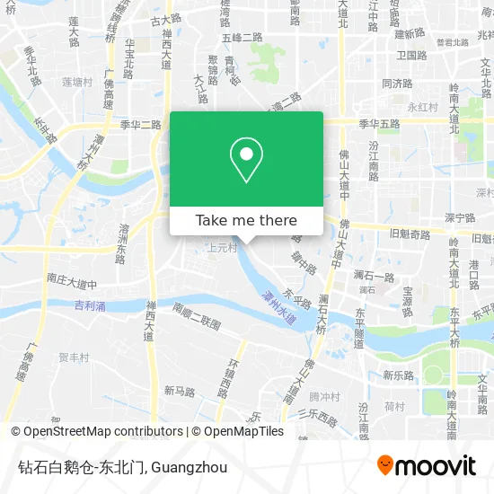 钻石白鹅仓-东北门 map