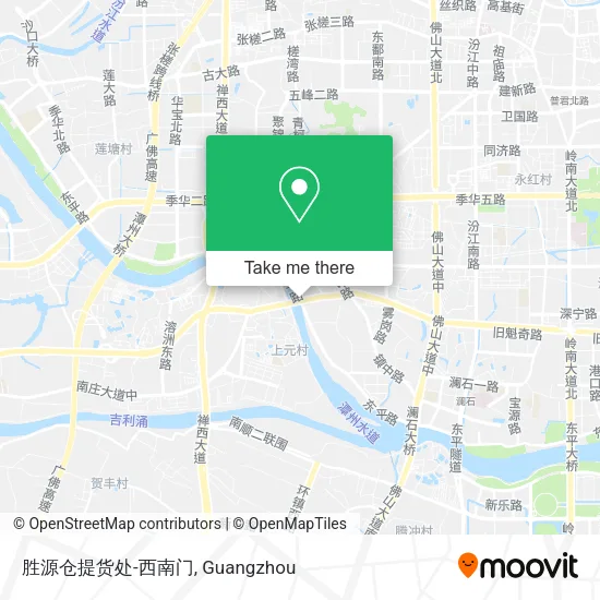 胜源仓提货处-西南门 map