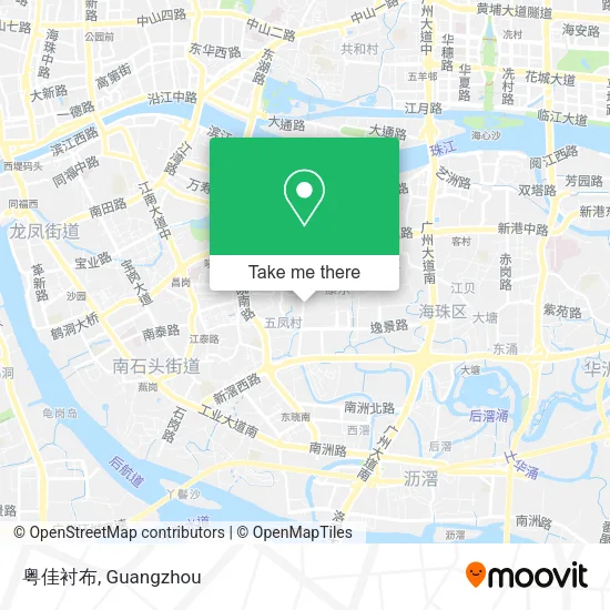 粤佳衬布 map