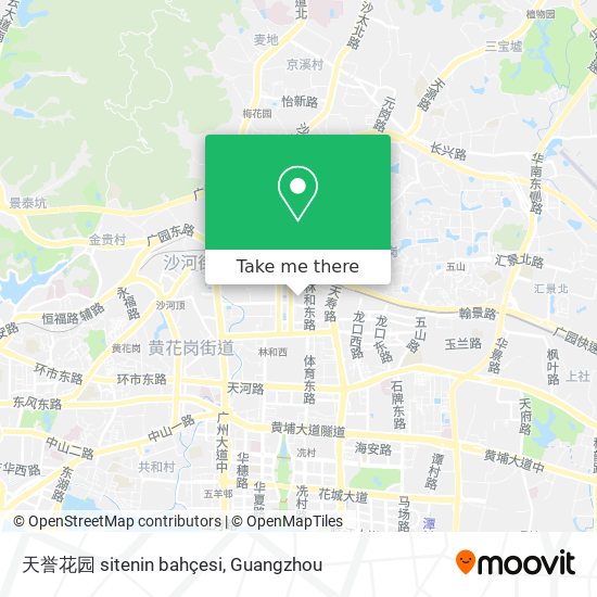 天誉花园 sitenin bahçesi map