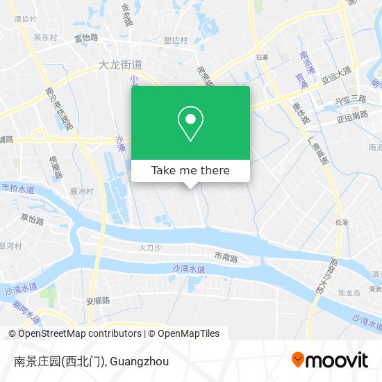 南景庄园(西北门) map