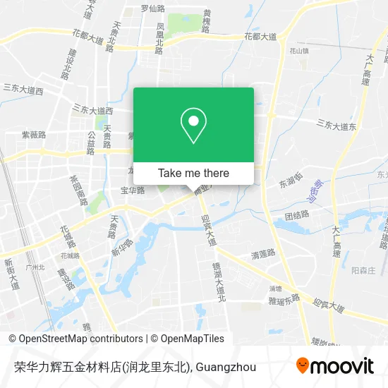 荣华力辉五金材料店(润龙里东北) map