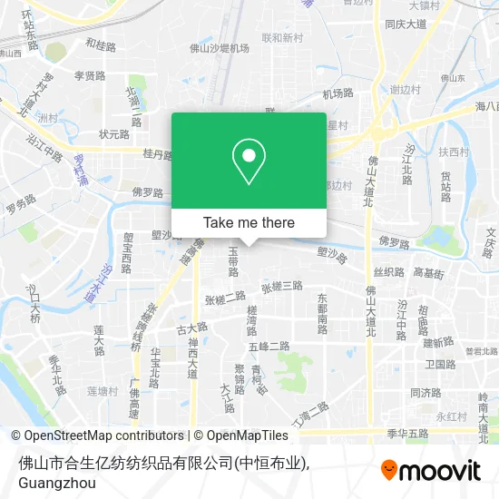 佛山市合生亿纺纺织品有限公司(中恒布业) map