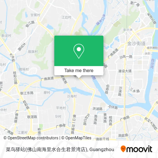 菜鸟驿站(佛山南海里水合生君景湾店) map