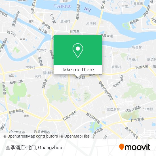 全季酒店-北门 map