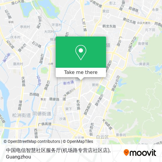 中国电信智慧社区服务厅(机场路专营店社区店) map
