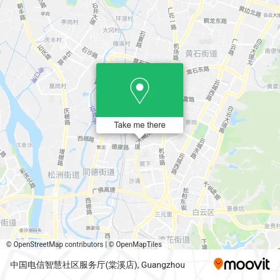 中国电信智慧社区服务厅(棠溪店) map