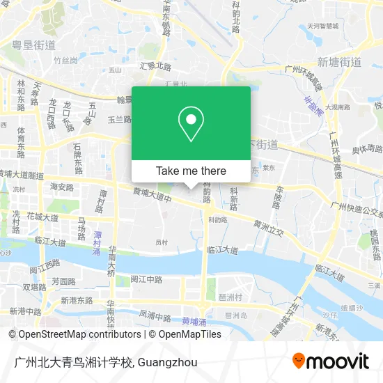 广州北大青鸟湘计学校 map
