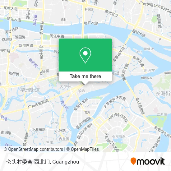 仑头村委会-西北门 map