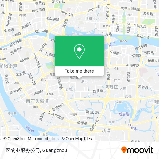 区物业服务公司 map