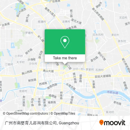 广州市南婴育儿咨询有限公司 map