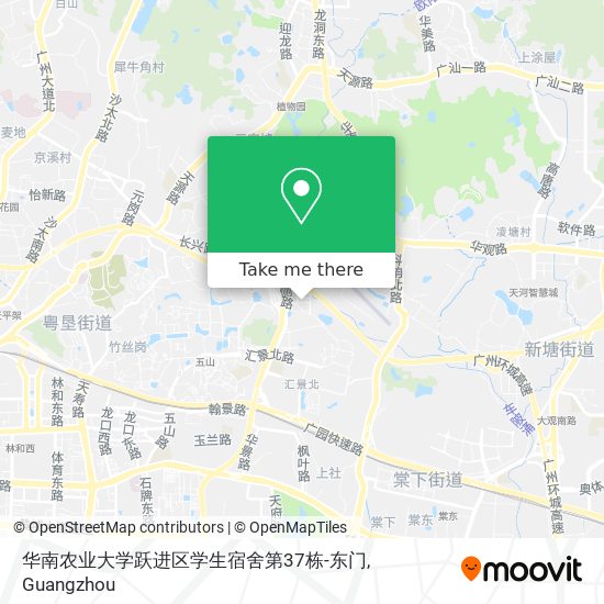 华南农业大学跃进区学生宿舍第37栋-东门 map