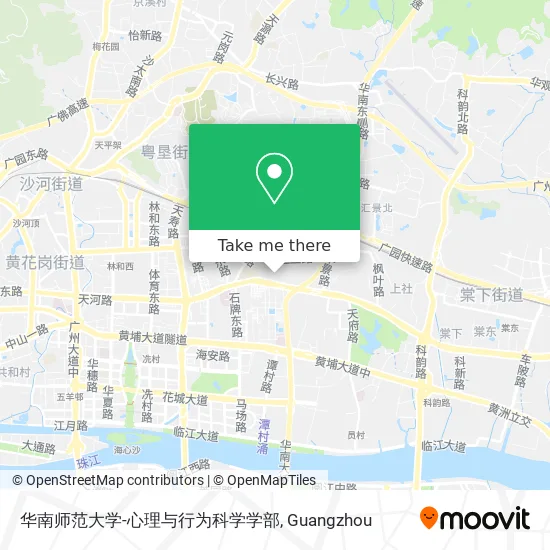 华南师范大学-心理与行为科学学部 map