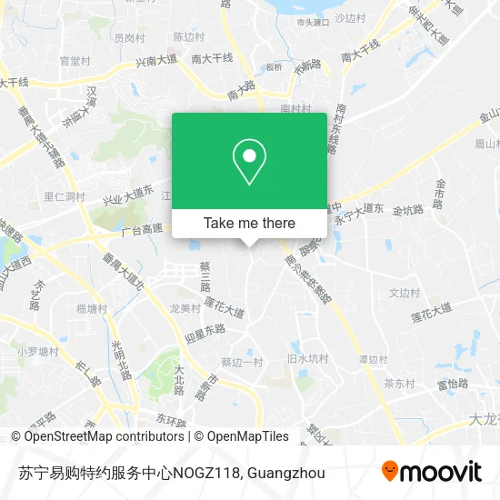 苏宁易购特约服务中心NOGZ118 map