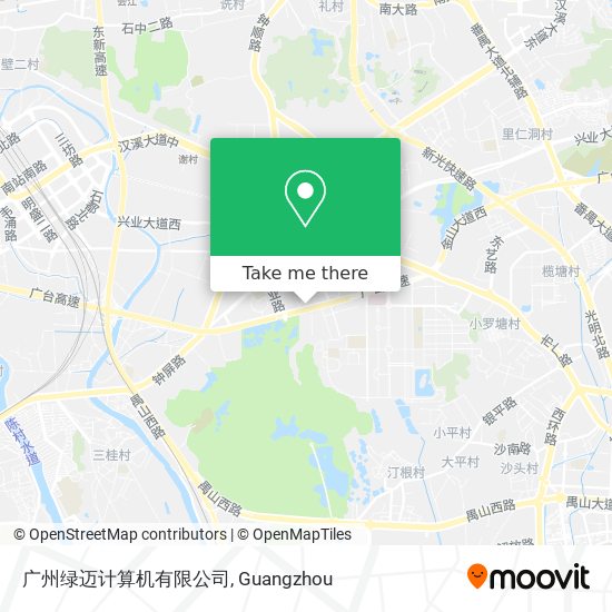 广州绿迈计算机有限公司 map