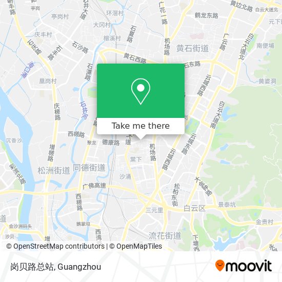 岗贝路总站 map