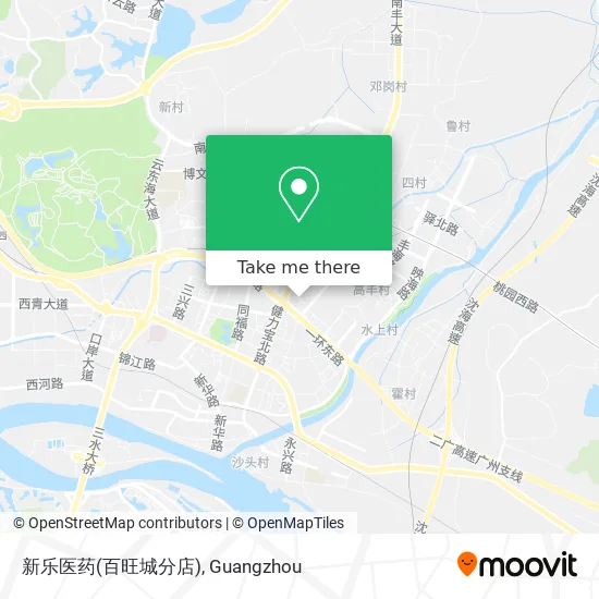 新乐医药(百旺城分店) map