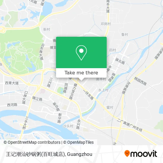 王记潮汕砂锅粥(百旺城店) map