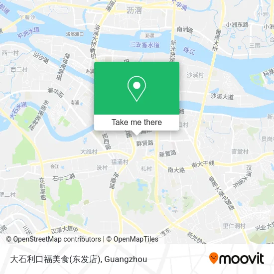 大石利口福美食(东发店) map