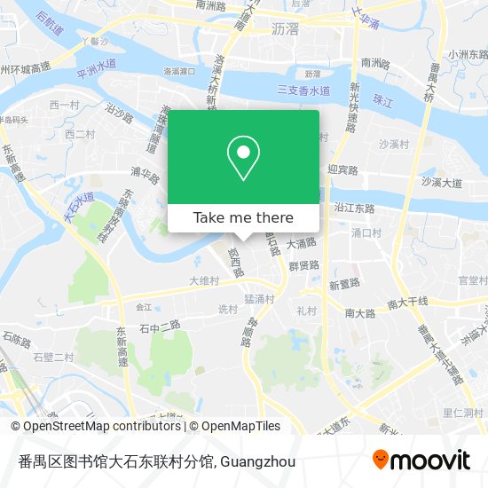 番禺区图书馆大石东联村分馆 map