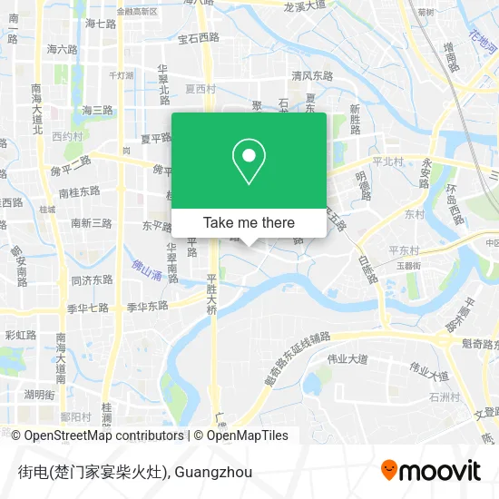 街电(楚门家宴柴火灶) map